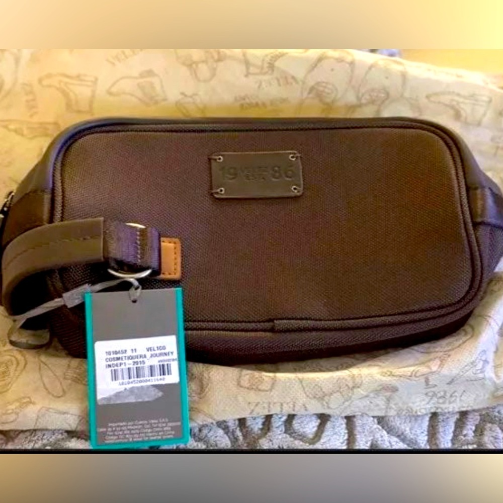 🆕 Velez Colombian Leather Cosmetic Pouch Men’s Women’s Bag Unisex